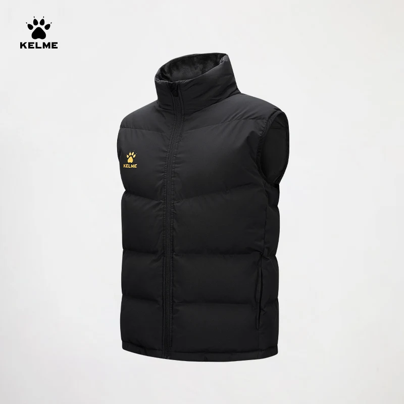 KELcloser-Manteau court de sport de football du Qatar pour hommes, veste en duvet coupe-vent pour l'entraînement, pardessus de vêtements d'extérieur chauds pour l'hiver