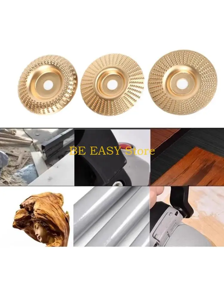 

E28F 3 шт. диски для резьбы по дереву, угловая шлифовальная машина из высокоуглеродистой стали, диск для угловой шлифовальной и