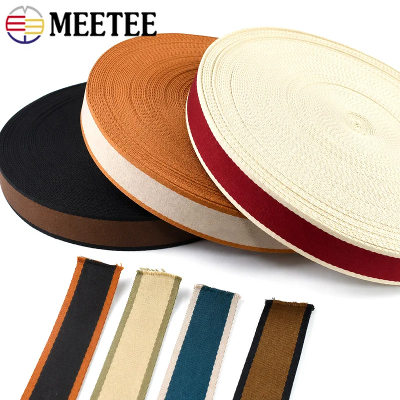1Roll=40Meters 38mm Jacquard Webbing Tape Double Face Strap for Backpack Shoulder Bag Belt Pet Collar Band DIY Sewing Supplies