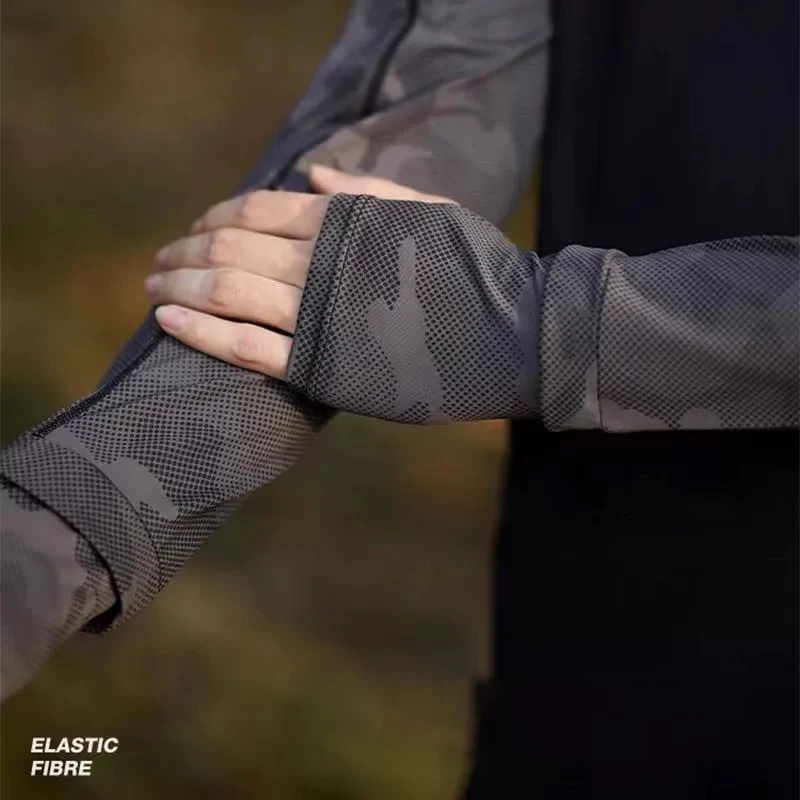 

Unisex Cycling Arm Sleeves Sun UV Protection Ice Cool Anti-UV Sunscreen Running Cycling Summer Outdoor Sleeves