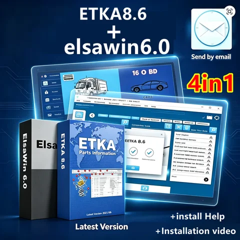 2026 Hot Etka 8.6 ELSAWIN 6.0 Latest Maintenance Software Group Vehicle Electronic Parts Catalog Suitable for V/W AU/DI SE/AT SK