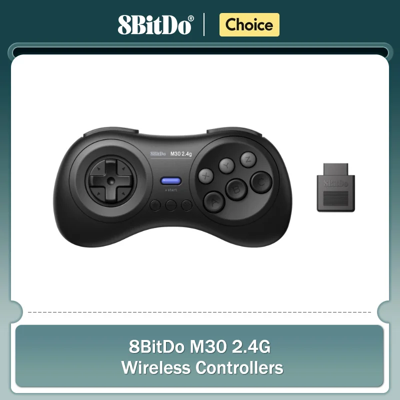 

Беспроводной геймпад 8bitdo M30 2,4G для Sega Genesis и Sega Mega Drive-совместим с оригинальным оборудованием