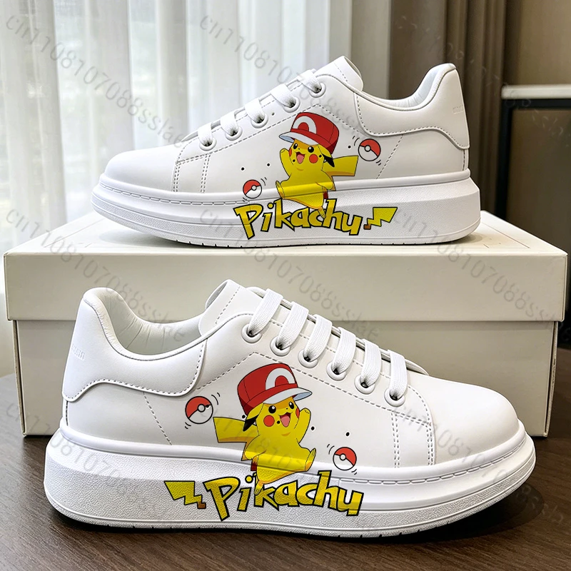 Pikachu Cartoon Pattern Adult Men Women Teenager Lightweight Comfortable Easy To Wear Wear-resistant Casual Sports Shoes