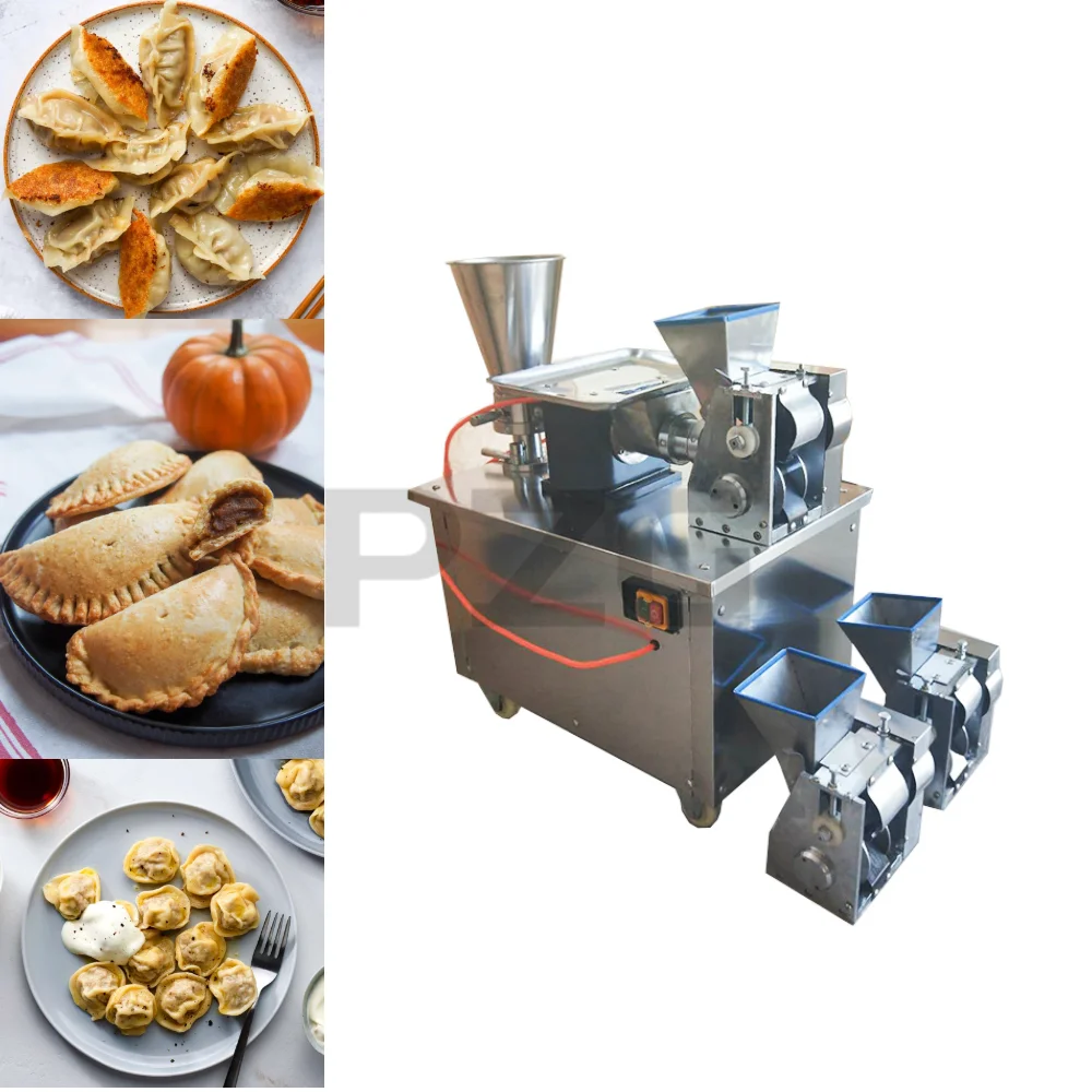 110V 220V Automatic Dumpling Gyoza Machine Russia Ravioli Pierogi Pelmeni Empanada Samosa Making Machine