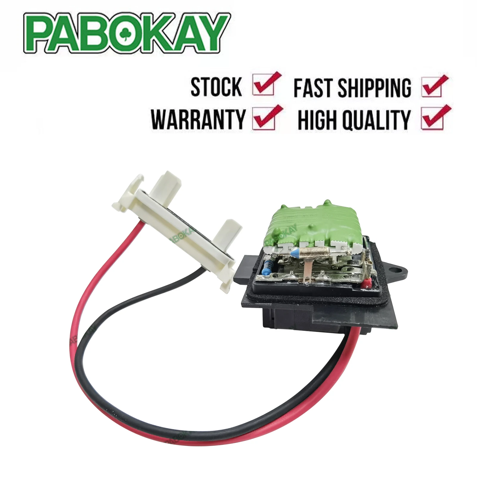 

Blower Motor Resistor For Renault Clio II BB CB 1998-2019 7701206351 7702258237 7701059206