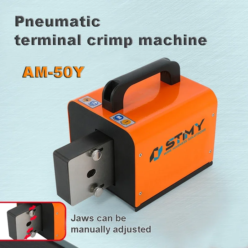 2.5KN Multi-Functional Pneumatic Crimping Tool Crimp Machine for 0.5-50mm2 Terminals Without Mold Change Terminal Machine