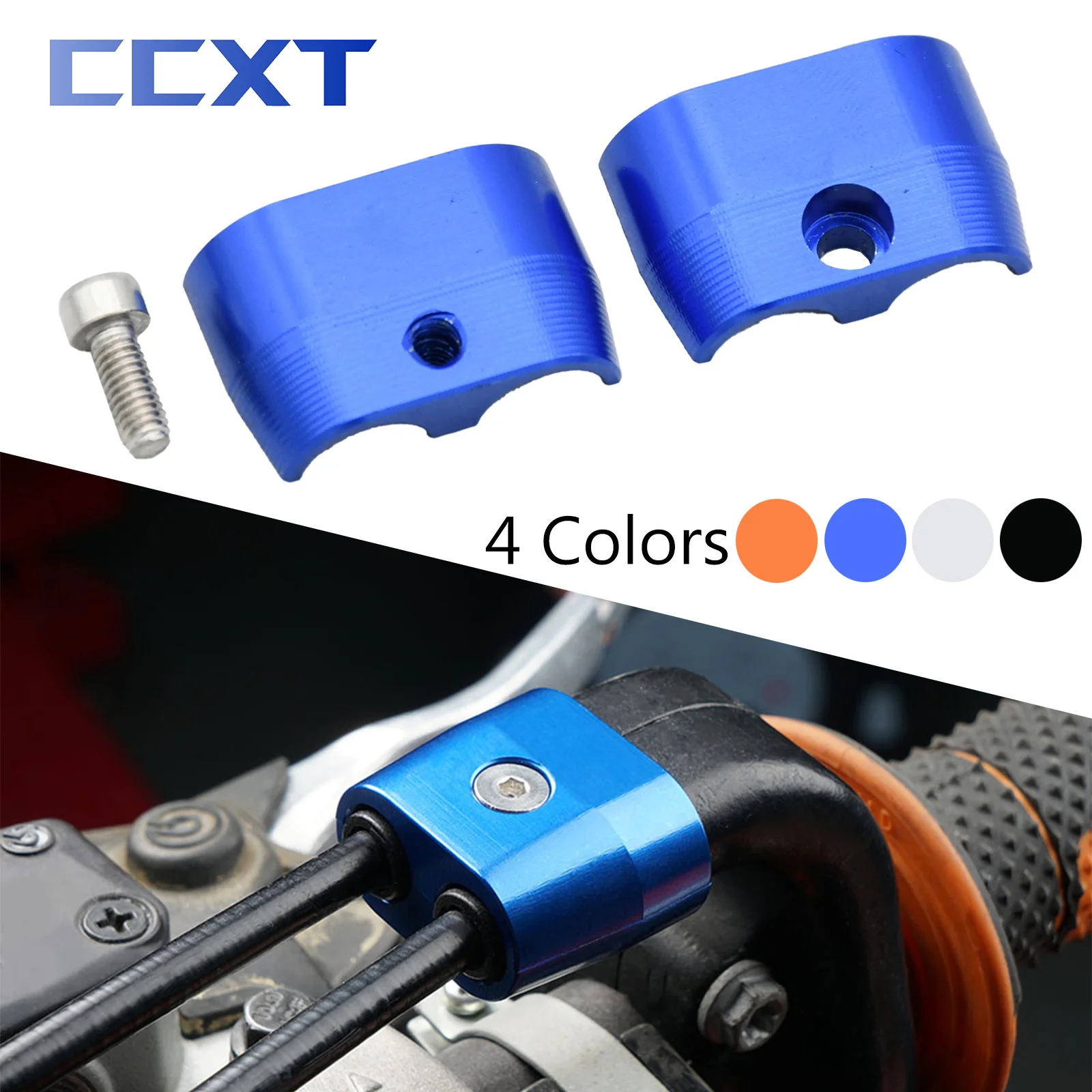 KTM için motosiklet CNC gaz kablosu koruyucu güvenlik kapak XC EXC XCF EXCF XCW EXC SX SXF SXC SXS SMR SMC Racing yarış 2002-2016