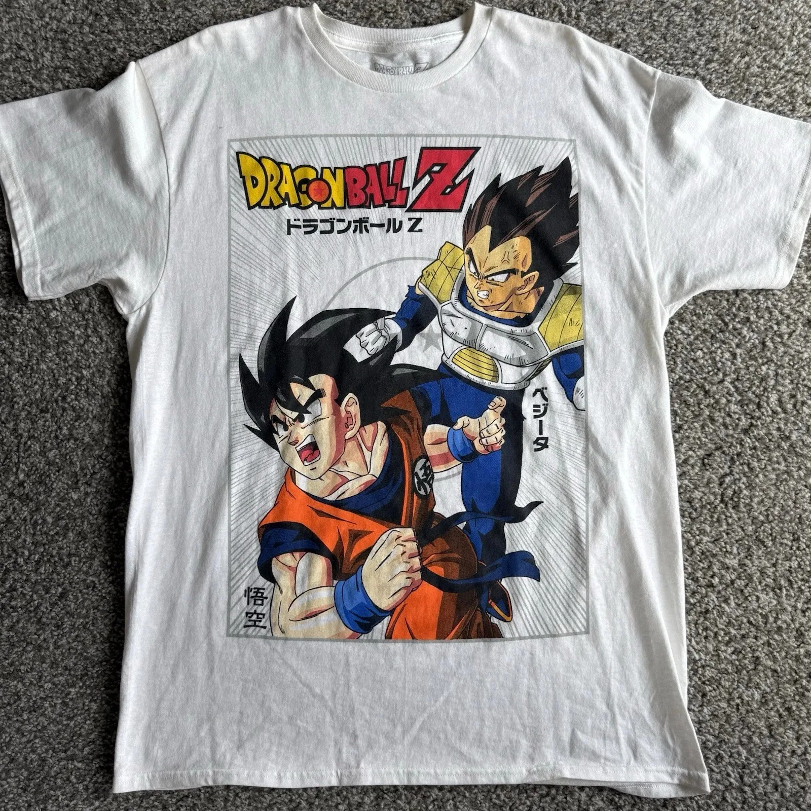드래곤볼 Z Goku Vs. Vegeta 애니메이션 그래픽 티셔츠 남성 패션 일본 애니메이션 스트리트 여름 크루 넥 여성 반팔