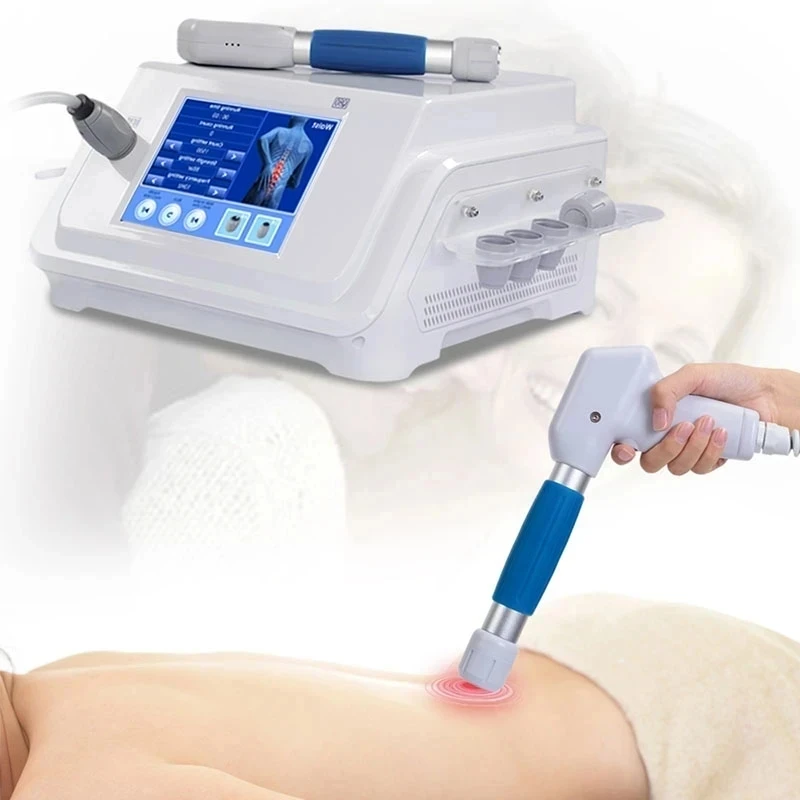 2024 macchina per terapia ad onde d'urto massaggiatore per la schiena del corpo assistenza sanitaria Shock Wave Relax vibratore alleviare il dolore muscolare fisioterapia