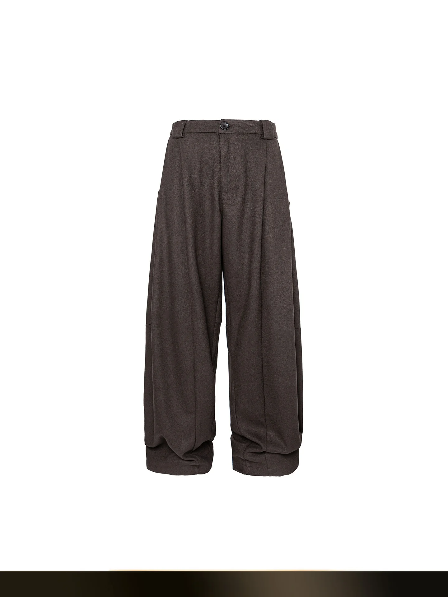 

American Retro Men's Straight Leg Pants Floor-Length Wide Leg Casual Trousers Pure Color Loose Fit Autumn Long Pants