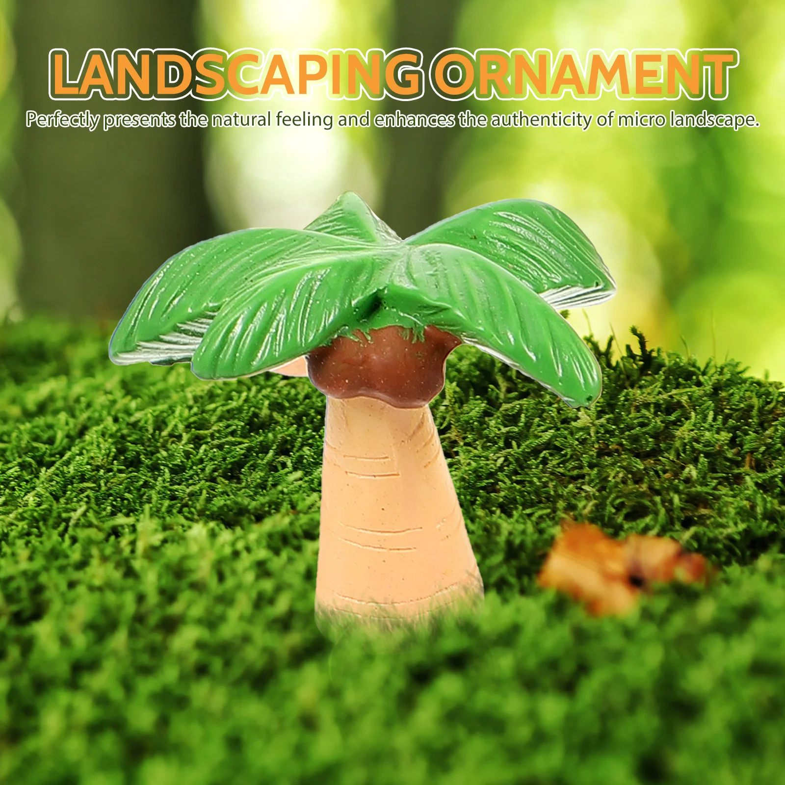 10 قطعة شجرة جوز الهند الصغيرة لطاولة الرمل ديكور ذاتي الصنع ، حرف المناظر الطبيعية الصغيرة ، نموذج شجرة اصطناعية ، شجرة جوز الهند المحاكاة ، المشهد