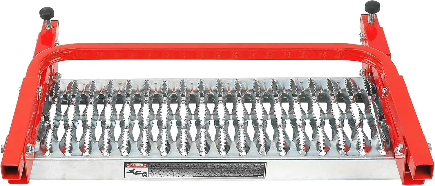 

Сверхмощная ступенька для шин для грузовика, внедорожника, нескользящая стальная поверхность, регулируемая для установки шин, складная плоская для хранения — 647596, большая, черная