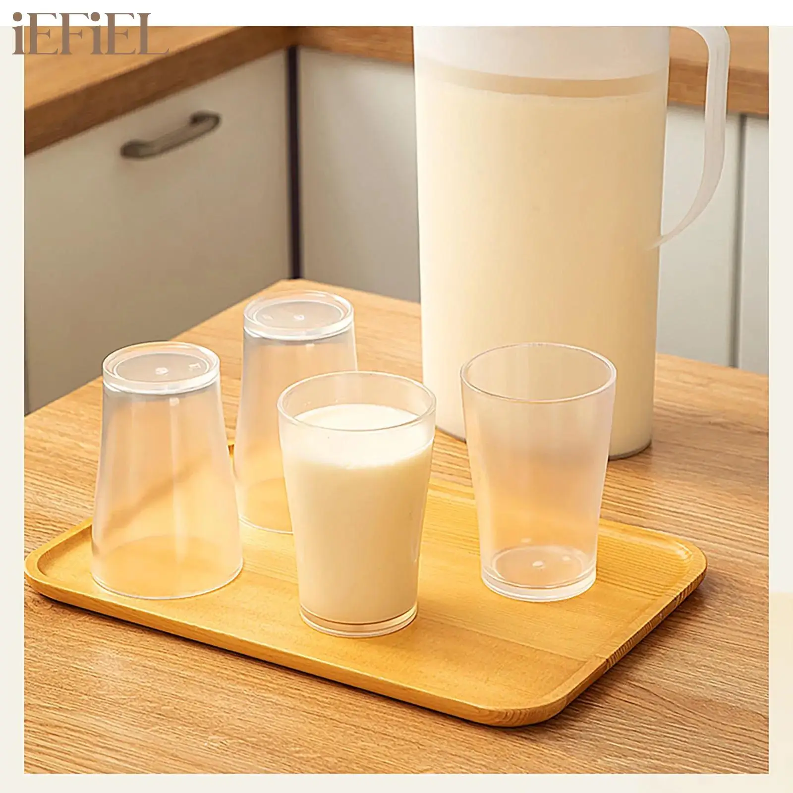 

1.5L/2L Large Capacity Cold Water Kettle Thicken PP Portable Heat-resistant Pitchers with Handle Summer Refrigerator Juice Jugs