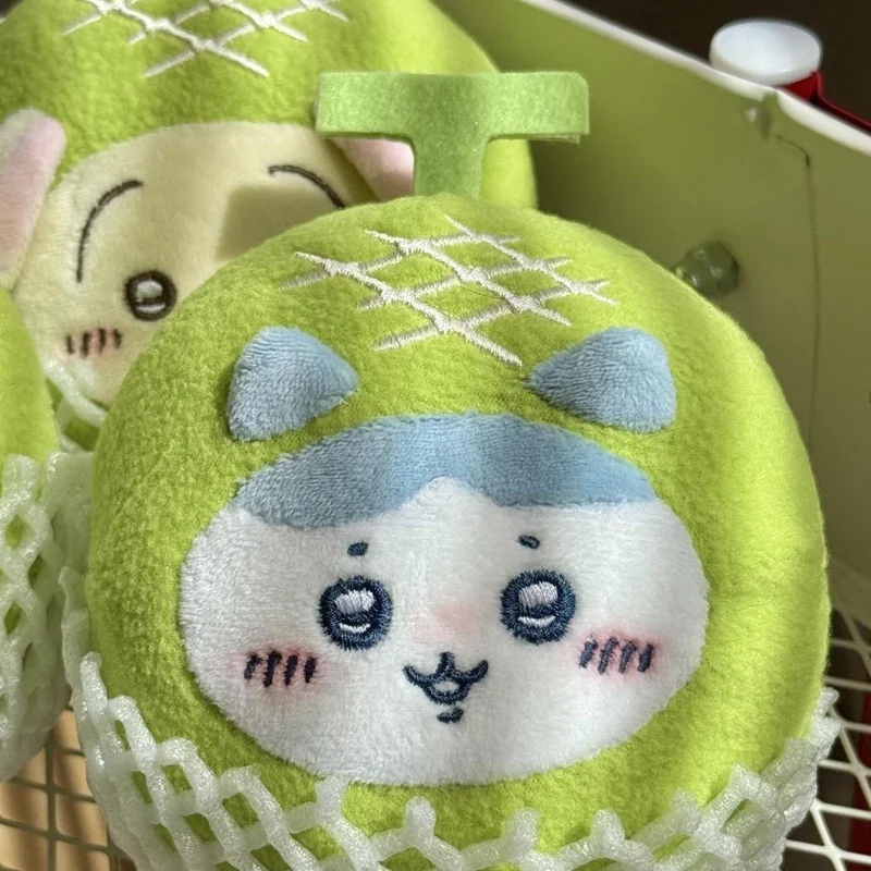 Hami melon serieshiware plushies adorável chiikawa travesseiro estilo japonês recheado anime kawaii plushies usagi boneca presente de natal