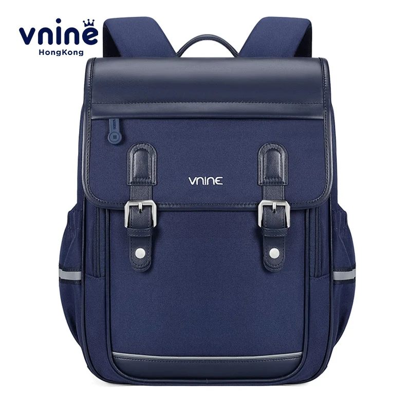 V.NINE Schoolbag Boys Blue School Backpack Girls Children School Bags for Kids Primary Elementary Student Back to School Grade 3