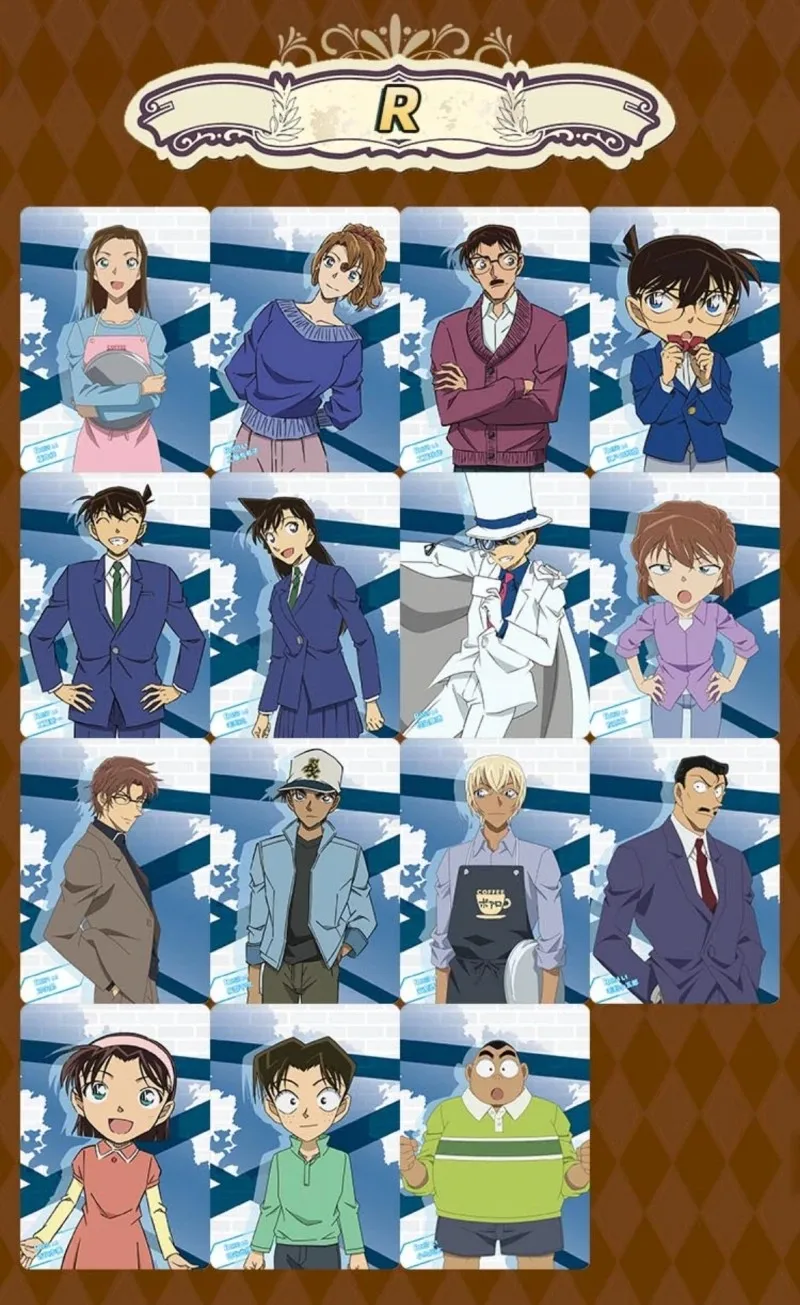 KAYOU Echte Detektiv Conan Karte Name Denken Reveal Paket Halloween Thema Kuroba Kaito Anime Sammlung Karten Spielzeug Geschenke – Detail 36