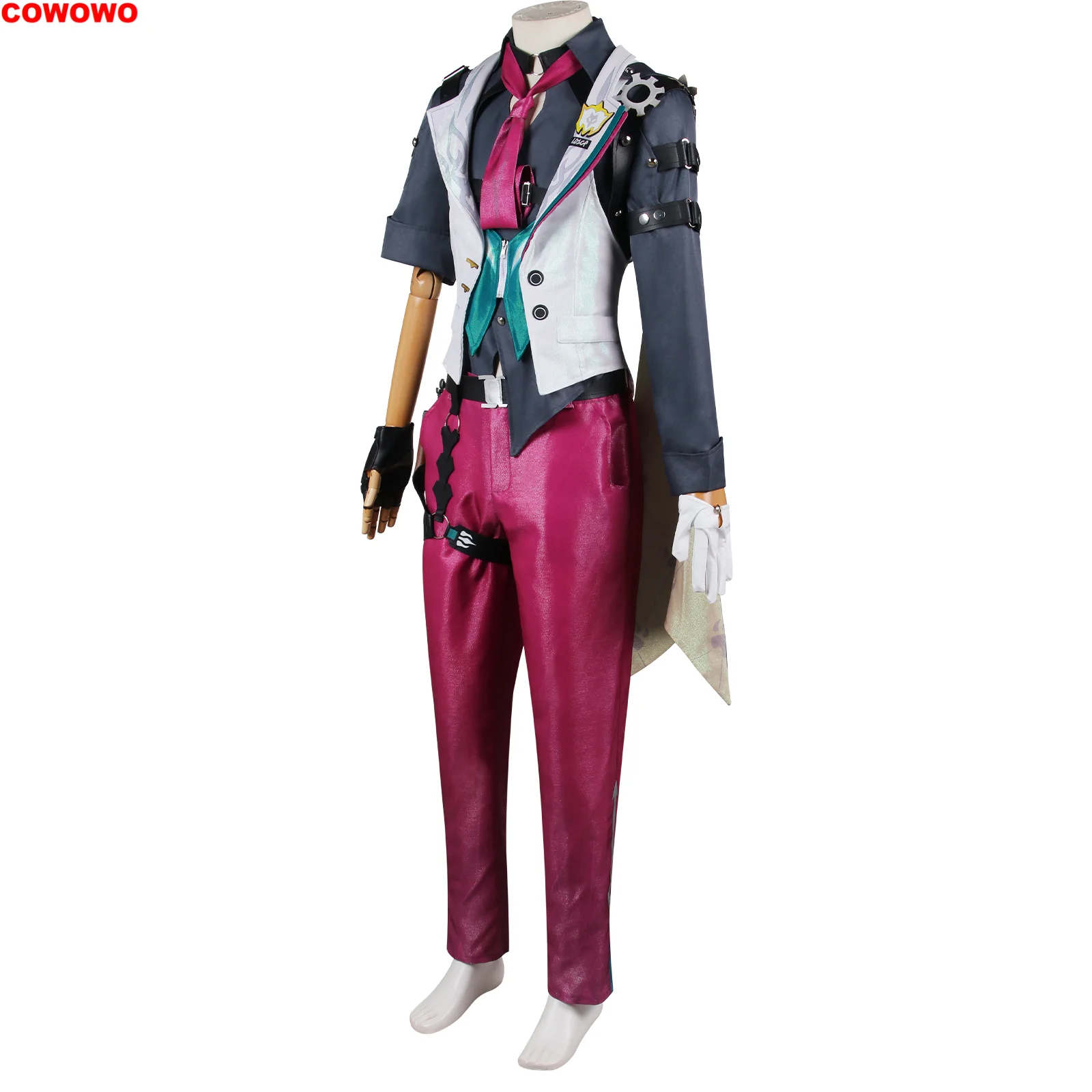 COWOWO Honkai: Star Rail Gallagher disfraz de Cosplay para hombres, juego de Cos, uniforme de fiesta de Anime, juego de Halloween, ropa de rol