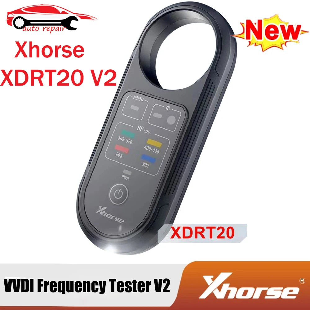 Xhorse XDRT20 V2 Remote Frequency Tester Infrared Signal Detection for 315Mhz 433Mhz 868Mhz 902Mhz All Car Key Remote Frequency