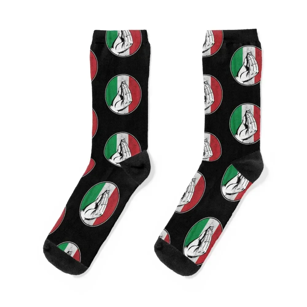 

Italy Italian Funny Hand Gesture Flag Socks luxe sport Run cycling Socks Woman Men's custom cotton hiking Socks For Women Men's