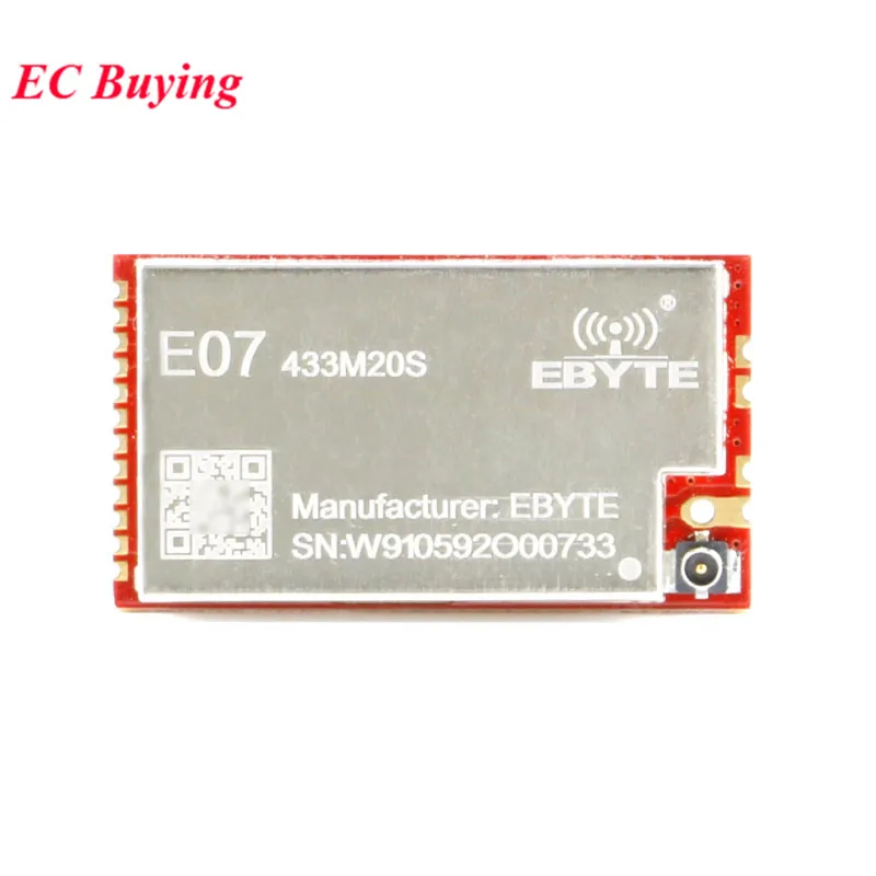 Moduł bezprzewodowy RF CC1101 433MHz 100mW 20dBm Dalekiego Zasięgu E07-433M20S PA Transceiver Nadajnik i Odbiornik 433 MHz — zdjęcie produktu 3