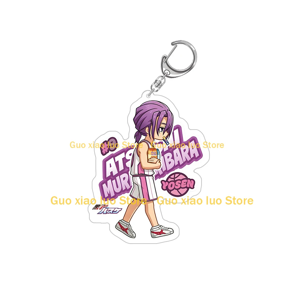 Kuroko`s Basketball Atsushi Murasibara Tetsuya Kuroko Ryota Kise Shintaro Midorima Daiki Aomine Chibi Anime Toy Acrylic keychain