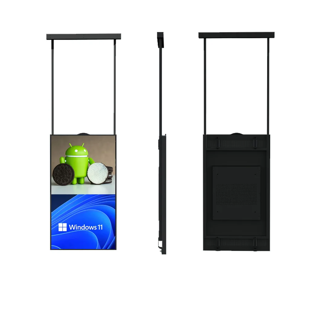 3265-inch IP65 Wall-mounted Double-sided High-brightness 4K Indoor showcase Advertising Player Android Display