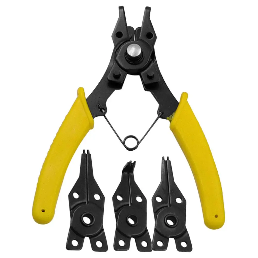 Heavy Duty Loaded Pliers Set Internal External Pliers Set Circlip Precision Repair Hand Tools