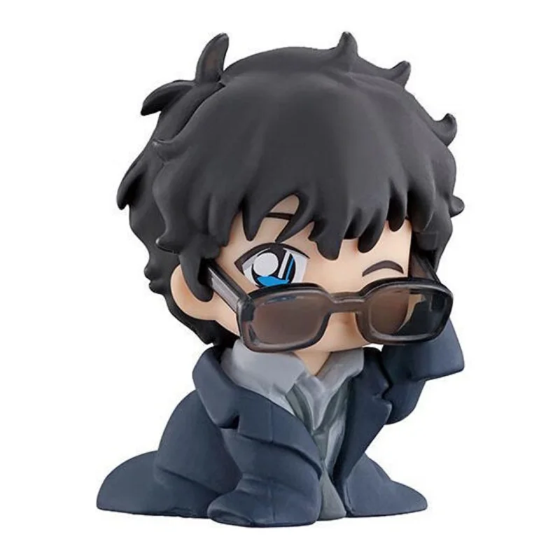 6pcs Echt Detective Conan Gashapon en ys Kuroba Kaito Furuya Rei Akai Shuichi Matsuda Jinpei ac bodemtemperatuur Figre Ornament en ys Tech ft