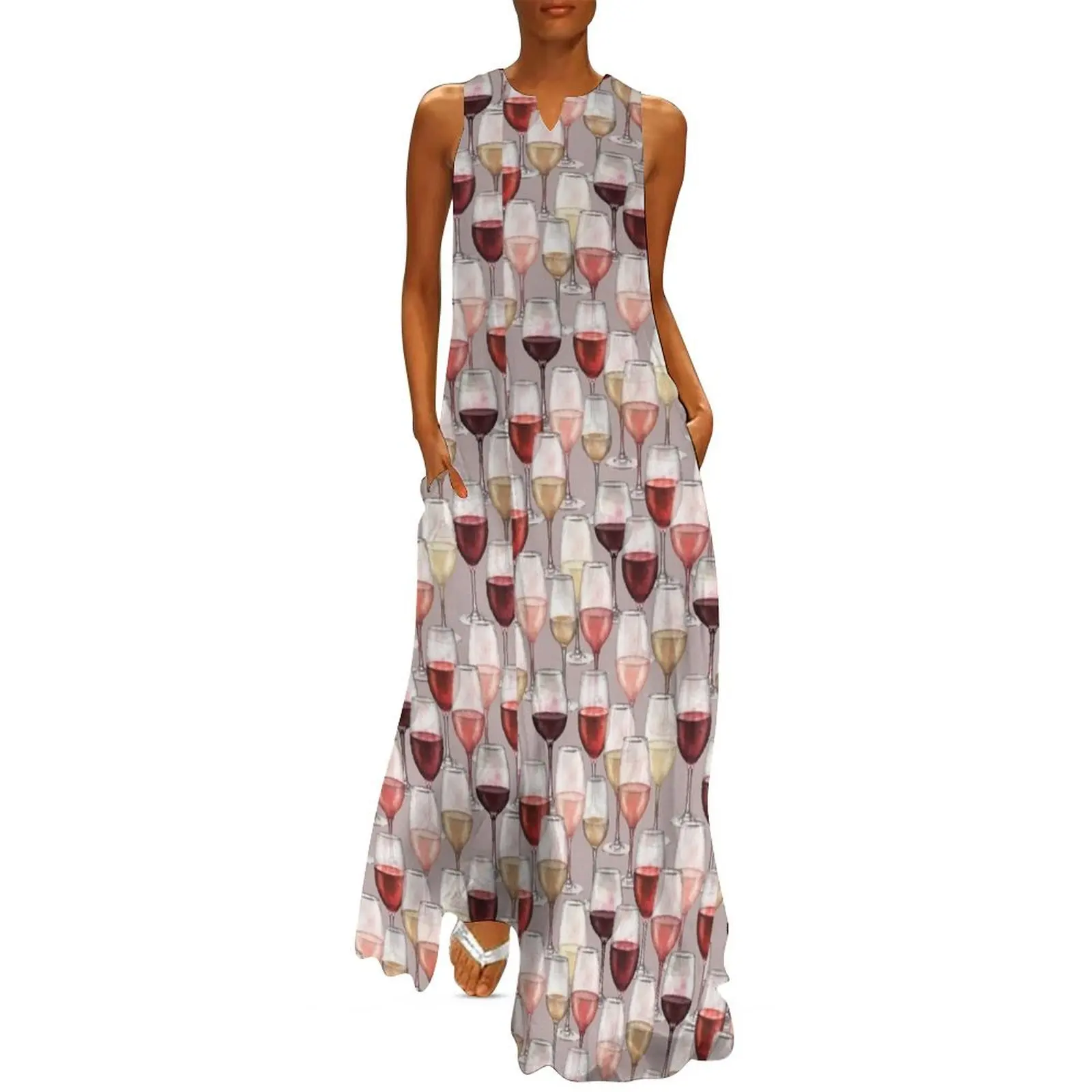 

Wine wallpaper Long Dress long dresses for women sexy short dresses daring women's dresses luxury birthday dress for women Dress