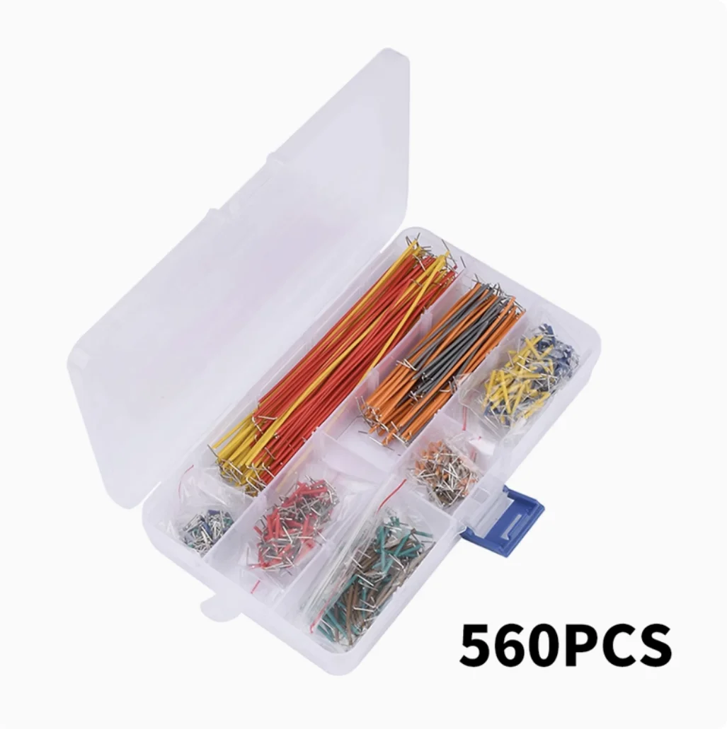 65/140/560/840Pcs/Box Solderless Breadboard Jumper Wires U Shape Breadboard Jumper Cable Wire Kit for DIY Arduino Breadboard