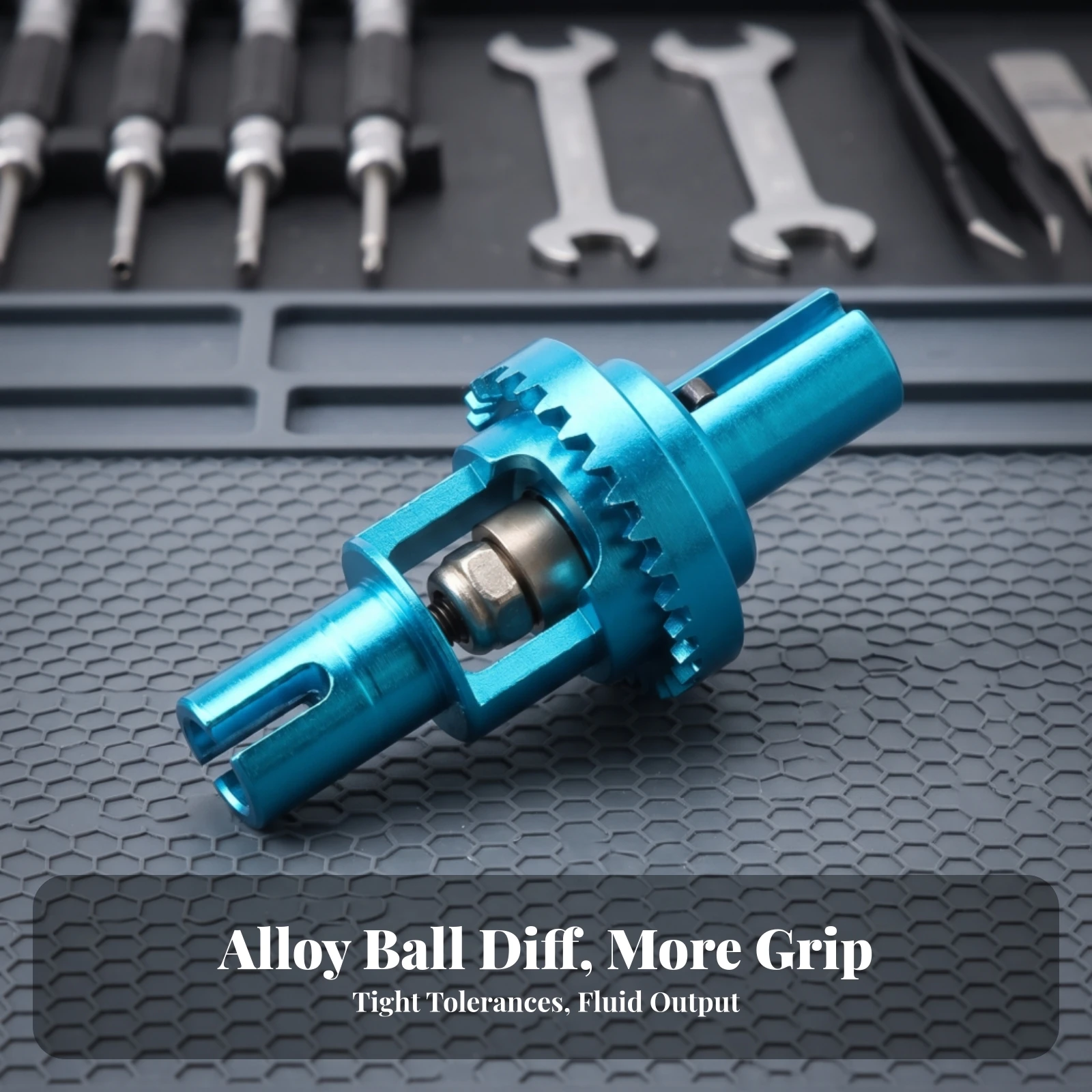Adjustable Ball Differential Aluminum Alloy RC Upgrade Parts RC Car Replacement Parts Compact Part Easy to Install for Hobbyists
