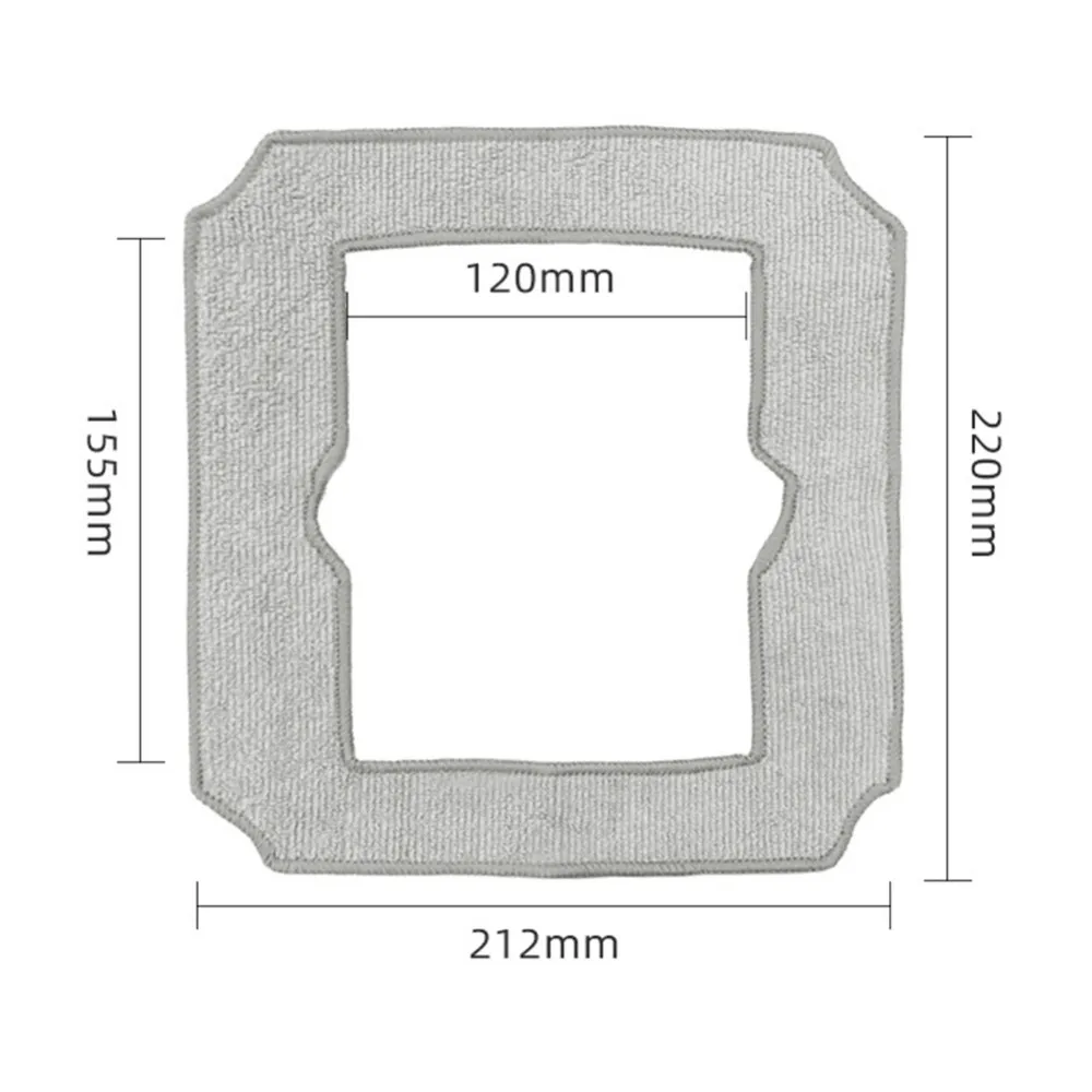 Mopping Pads For Ecovacs Winbot Mini / W-CCO2-OO12 Automated Window Cleaner Parts Mop Pad Mop Cloth Replacement Accessories