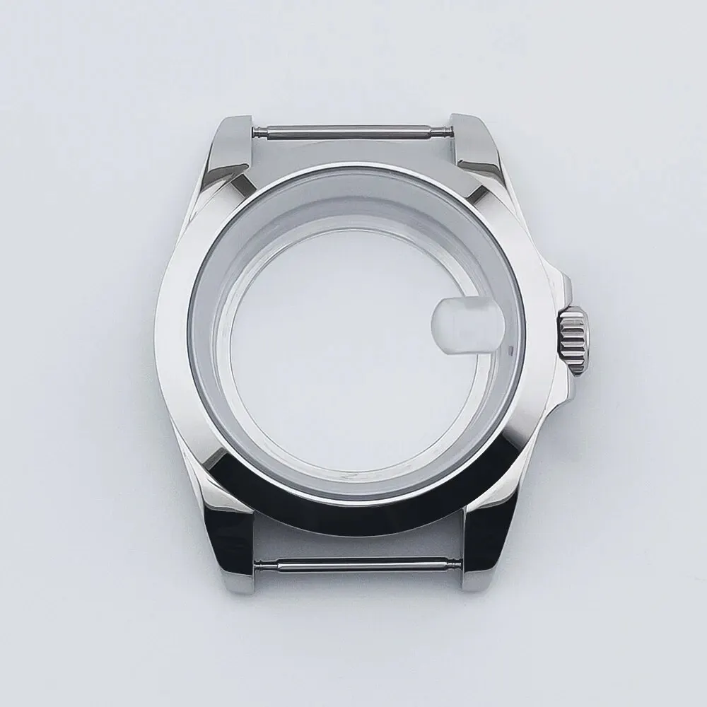 NEITON 36mm 39mm zilveren horlogekast saffierglas FitNH35 NH36 NH34 ETA2824 PT5000 beweging