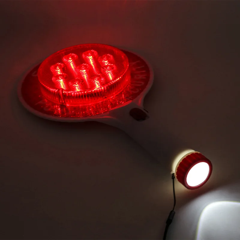 Rechargeable Hand-held Stop Sign Hand-held Baton Traffic Light Toll Station Traffic Management Stop Sign Flash