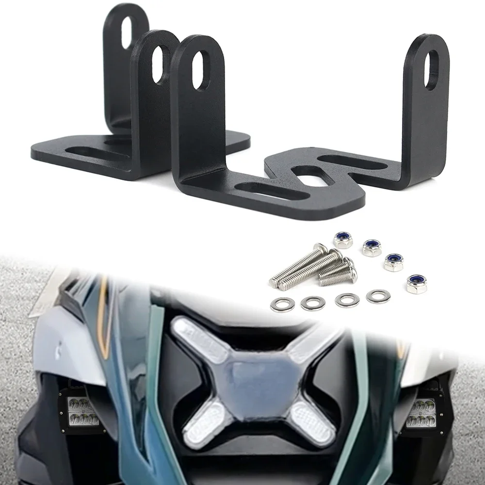 

For BMW R1300GS R1300GS Adventure 2023 2024 2025 Driving Lamp Spotlight Bracket Motorcycle Steel Fog Lights Auxiliary Brackets