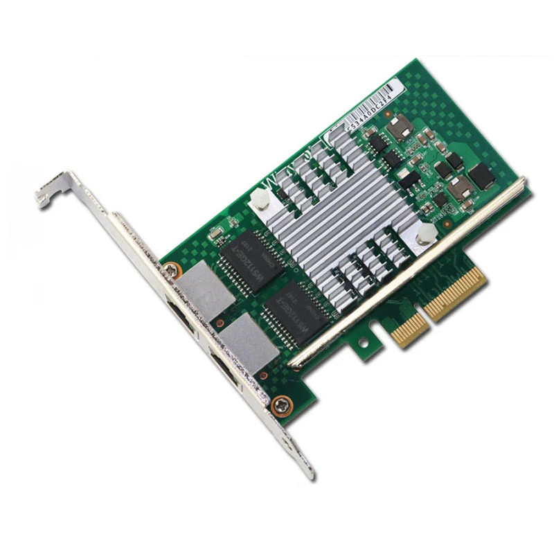 Imagem -06 - Gigabit Ethernet Pci Express Pci-e Placa de Rede 10 100 1000mbps Lan Adaptador Pci-e 4x Servidor Dupla Porta Rj45 I350-t2v2 para Desktop