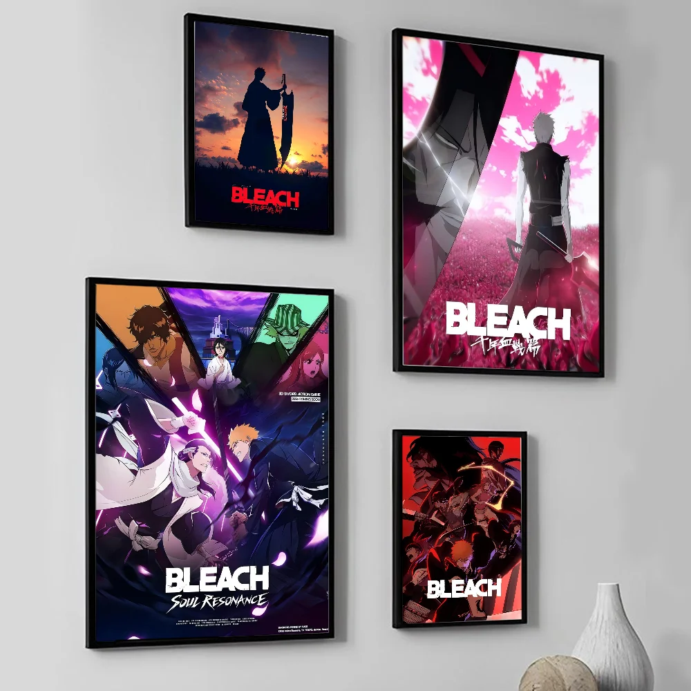 BLEACH Anime Illustrations Poster Wall Art Home Decor Room Decor Digital Painting Living Room Restaurant Kitchen Art