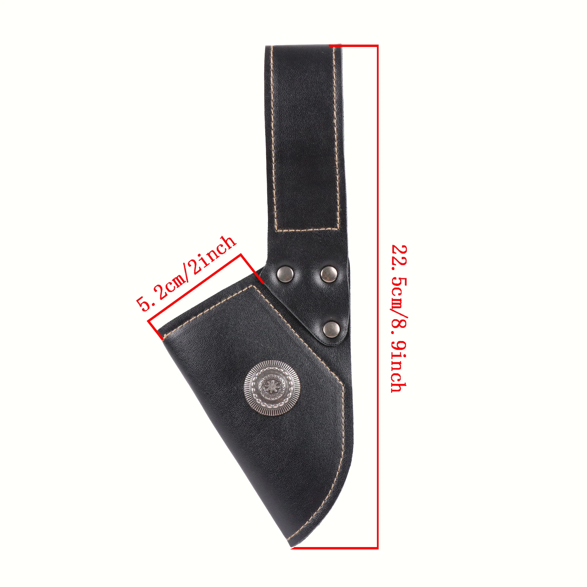 Mittelalterliche Kunstleder Ritter Schwert Scheide Wikinger Ritter Leder Messerhalter Halloween Cosplay LARP Zubehör – Detail 1