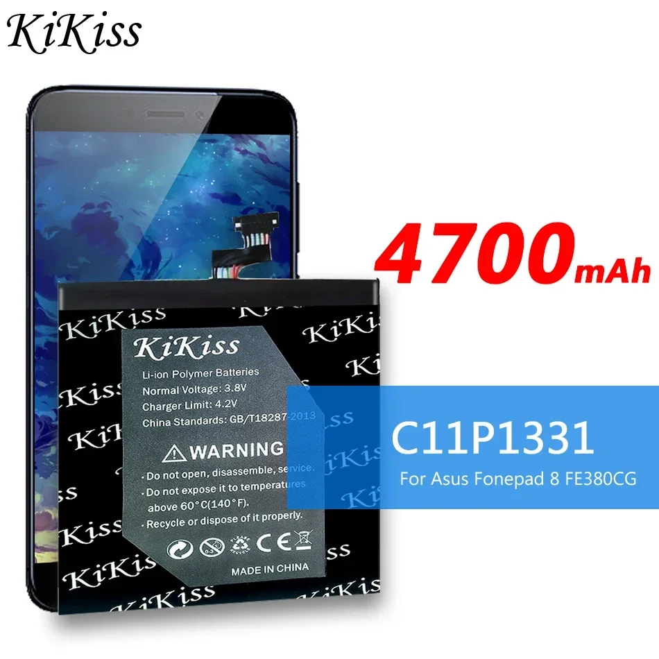 

KiKiss High Capacity 4700mAh C11P1331 Battery for Asus Fonepad 8 FE380 R051 FE380CG Fonepad8 Tablet Batteria