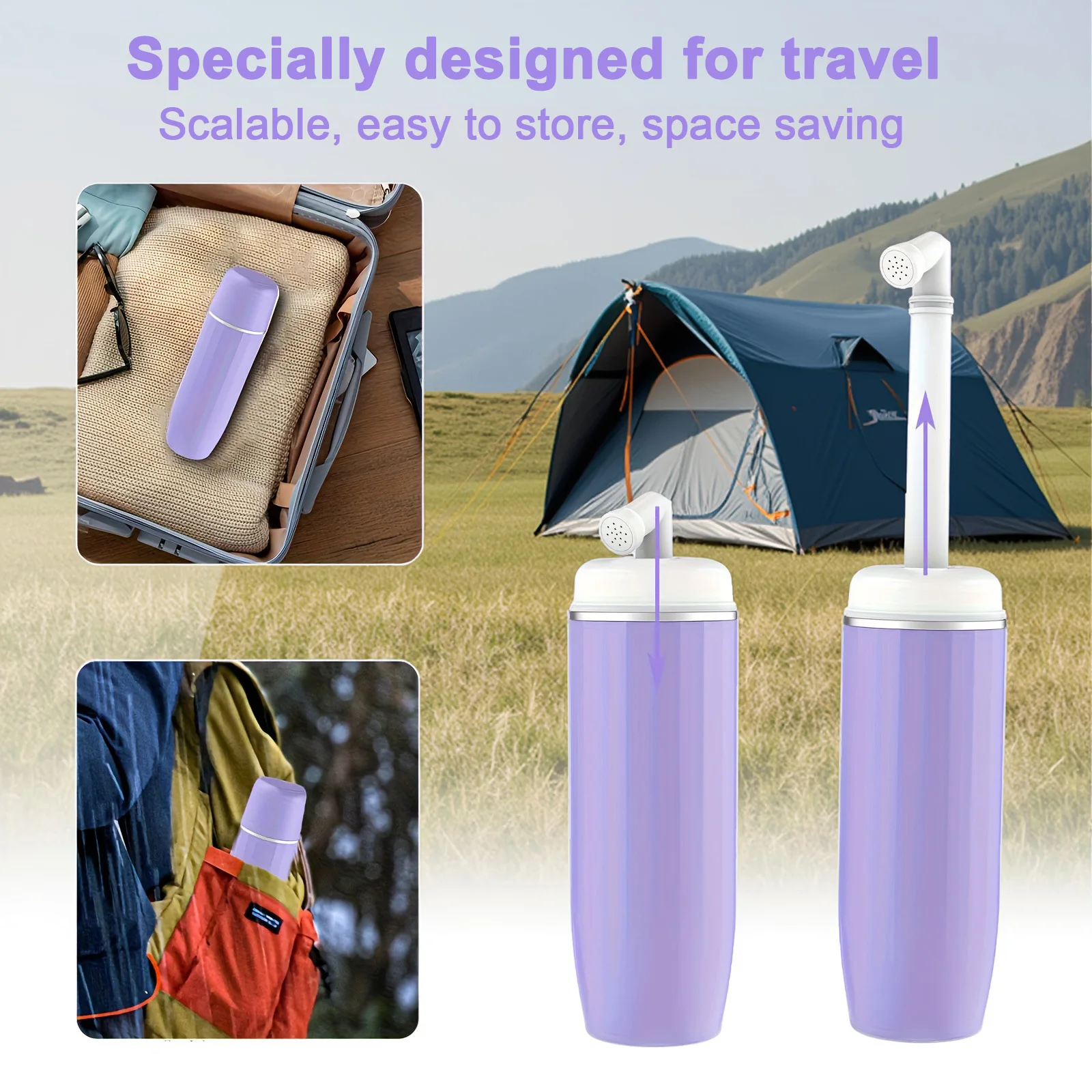 350ml Portable Bidet Spray Handheld Travel Bidet Personal Cleaner Hygiene Bottle Spray Shower Washing Baby Flushing Device