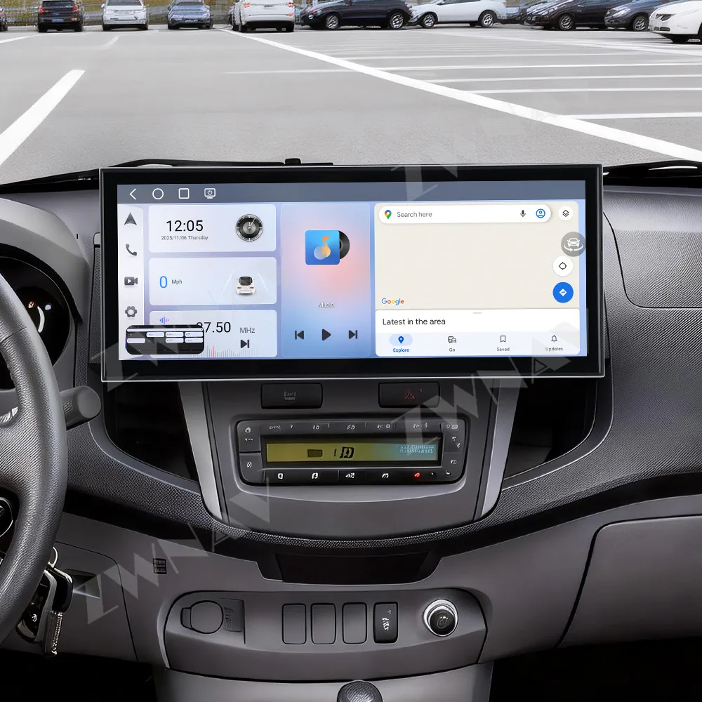 

Для Toyota Hilux 2002-2009: Автомагнитола Android 15 с экраном 15,8 дюйма, GPS-мультимедийный плеер, головное устройство, аксессуары для интерьера автомобиля