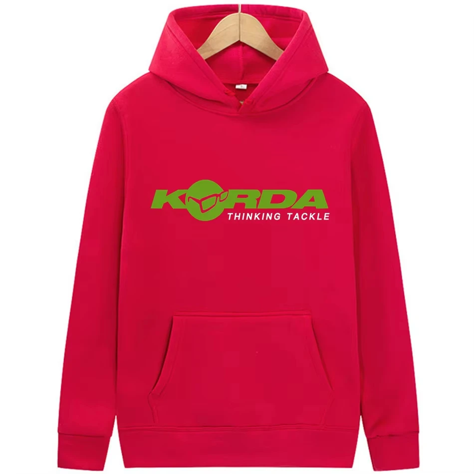 Korda Inspired pays tribute to fishing in spring and autumn, men's outdoor hooded casual couple outfit s-3XL new model 2025