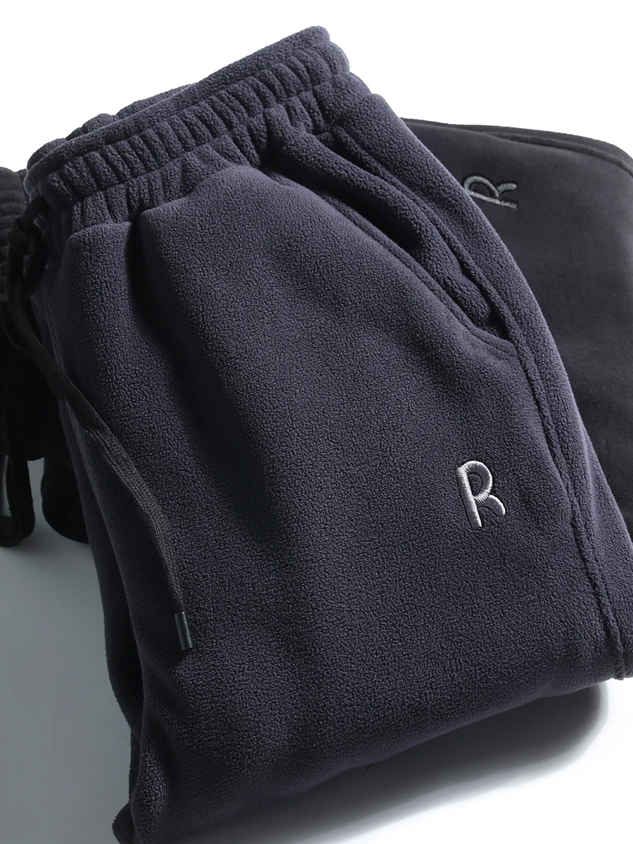 Men's Fce Lined Long Pants Thiened ort Hair Youth Autumn Winter Sports Spwear Trousers Outerwear Boting Pants