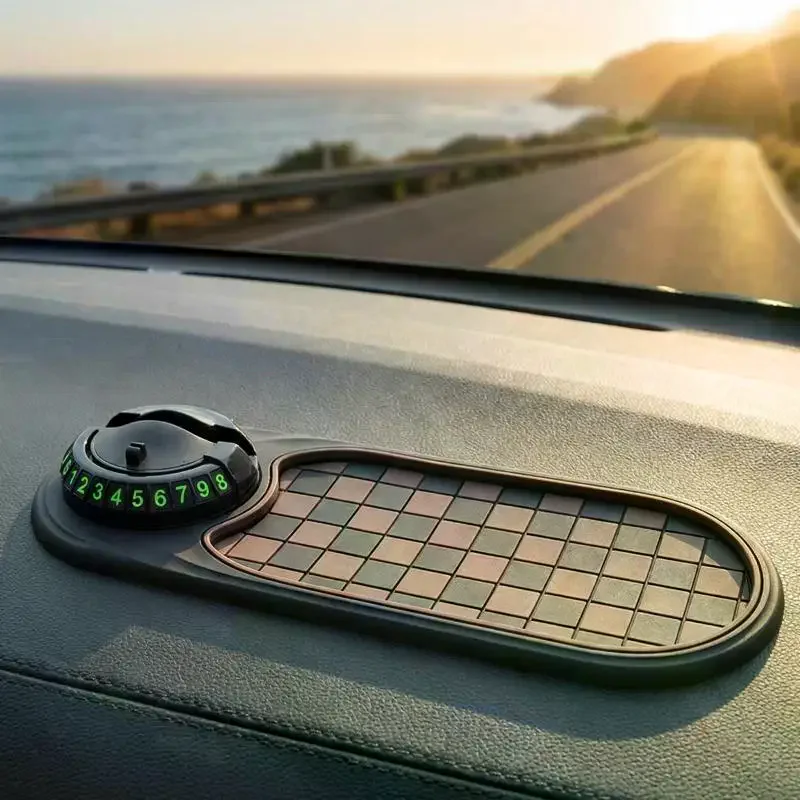 Dashboard Anti Slip Mat Phone Mount 360 Degree Rotating Car Holder Convenient Accessory for  and Communication