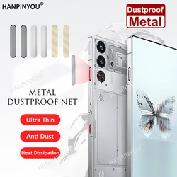 Voor Red Magic 11 10 10s 9s 8s 7s Pro Plus Air Telefoon Stofdicht Netto Stickers Oortelefoon Luidspreker Gat Vent Anti-stof Metal Mesh Cover