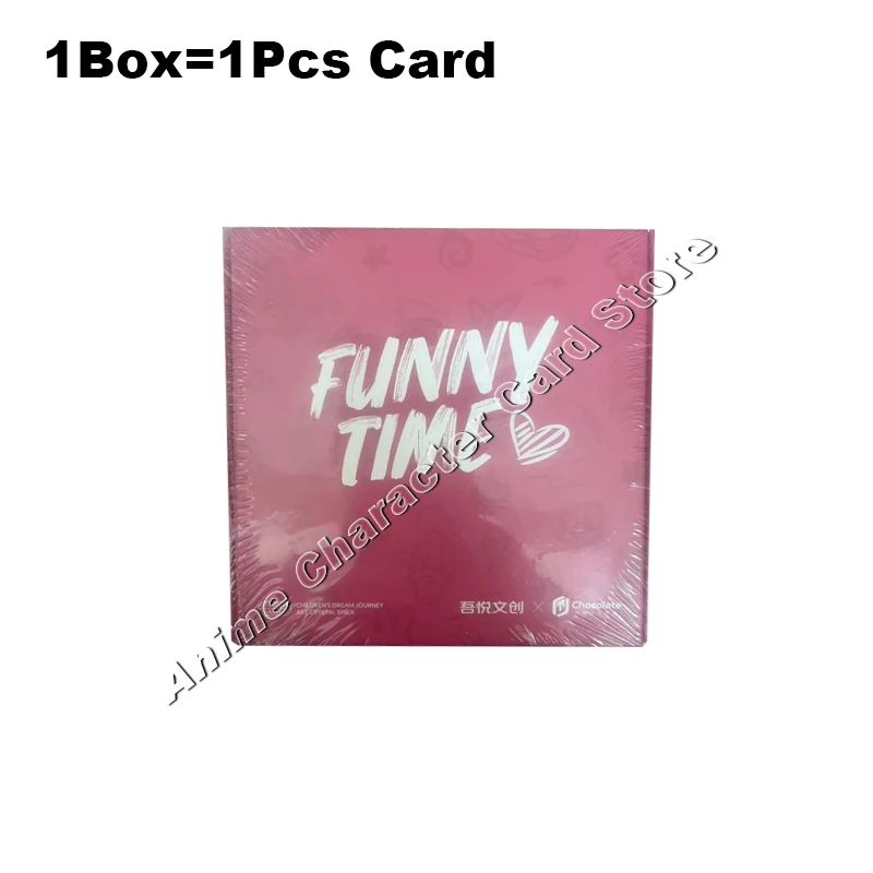 Funnytime Card Kawaii Childhood Dream Journey Crystal Brick Anime Disney Kirby Super Mario Pikachu SpongeBob Collection Cards