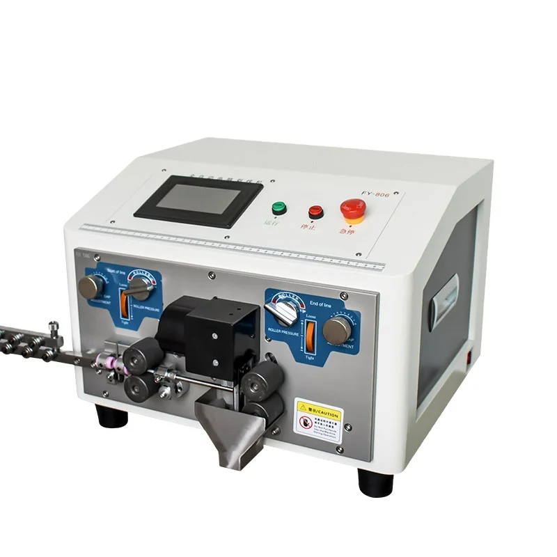 

English Version Automatic Computer Cable Processing Machine Sheathed Wire Cutting And Stripper Machine