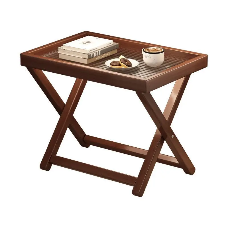 Bamboo Folding Side Table Tv Tray Bed Table Small End Table Cofee Table Center Table Living Room Furniture