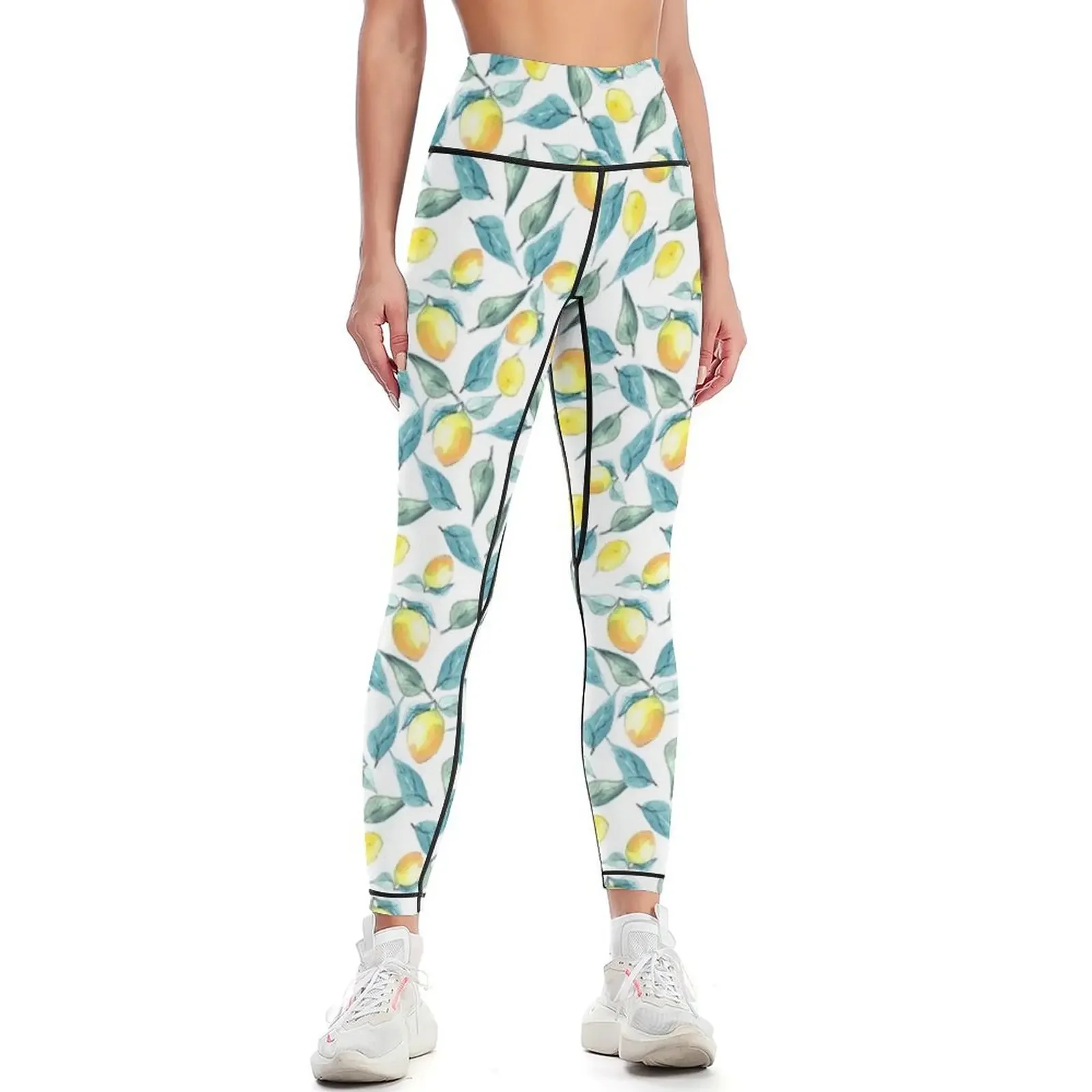 

Lemon Leggings sports shirts gym Fitness woman Women's sportswear legging push up Womens Leggings