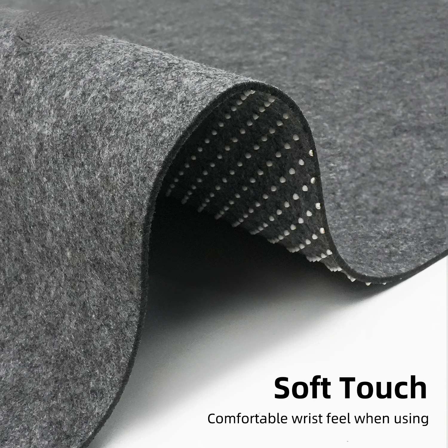 

Large Felt Desk Pad, Extended Mouse Keyboard Mat, Non-Slip Base, Soft Protector for Gaming, Office, Home, Laptop Blankets Tekken